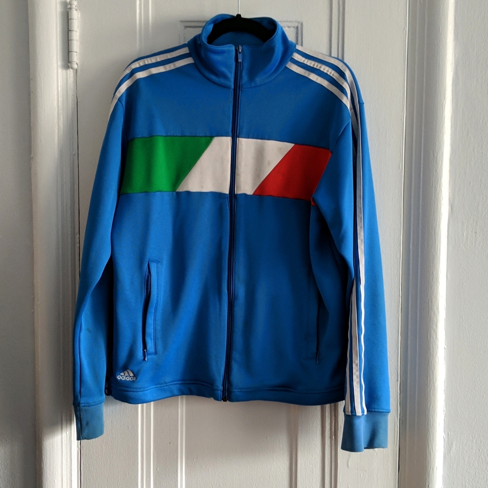 Vintage Adidas Mens FIFA World Cup Germany 2006 Blue Soccer Jacket M